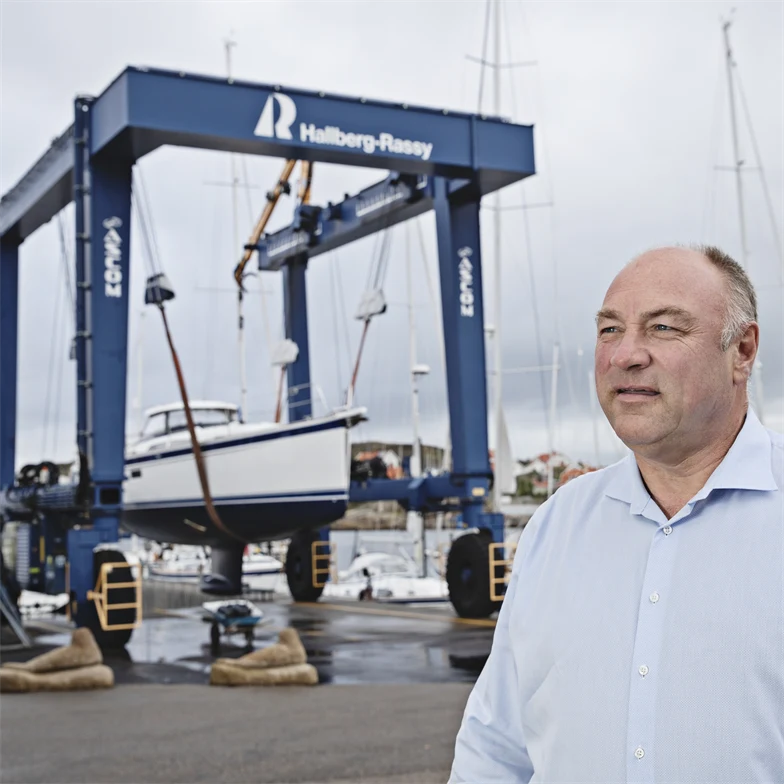 Magnus Rassy, vd på Hallberg-Rassy. 